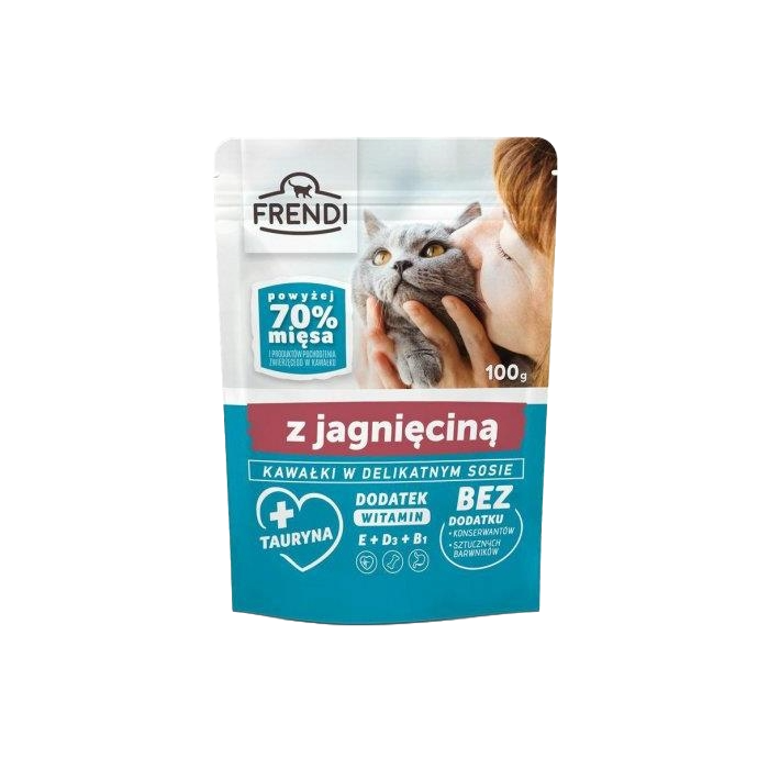 Hrana za mačke jagnjetina Frendi 100gr