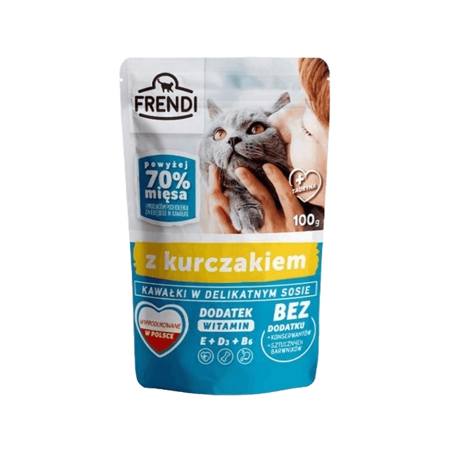 Hrana za mačke piletina Frendi 100gr
