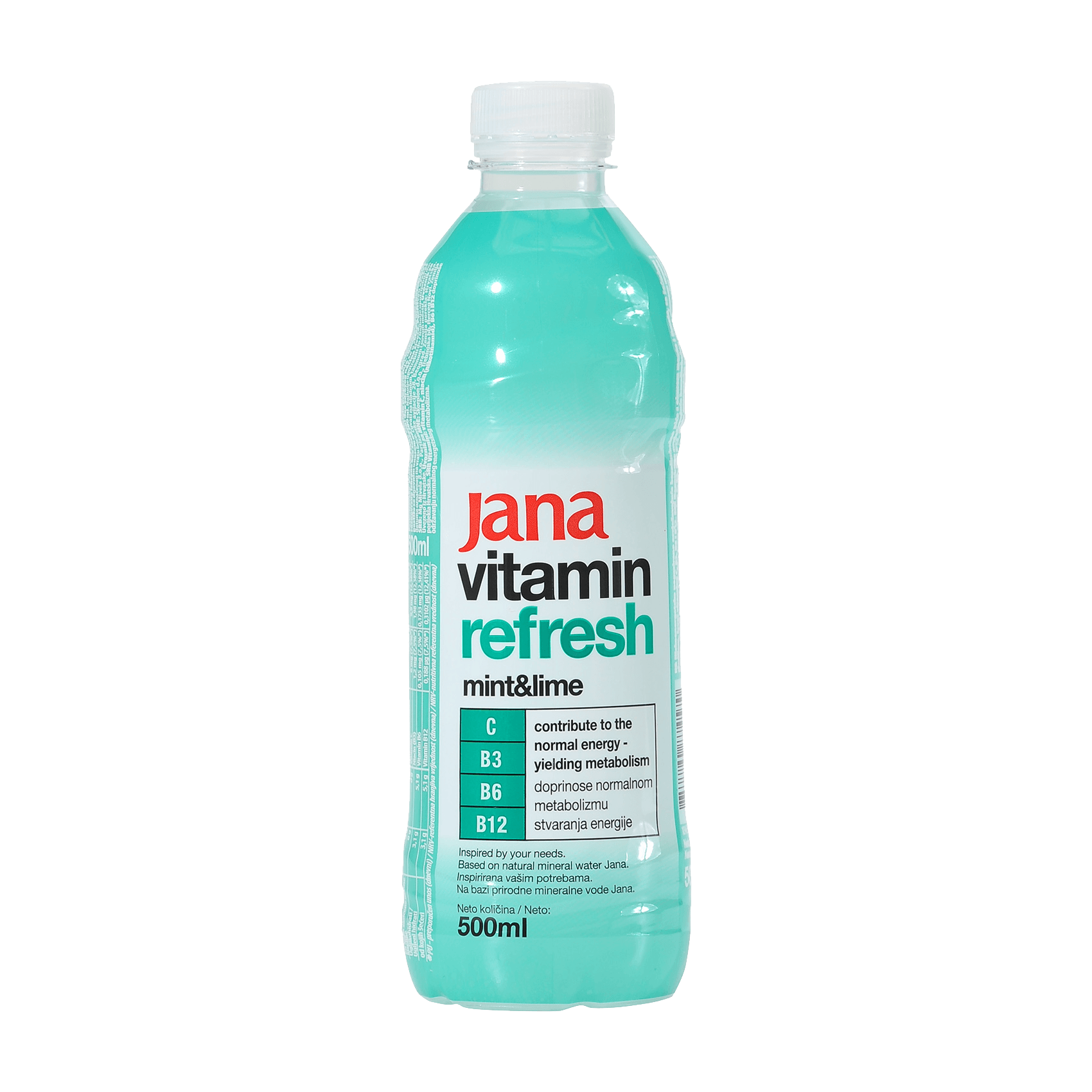 Jana vitamin refresh menta limeta 0,5L