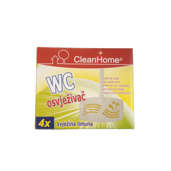 Osvježivač za WC šolju limun Clean Home 4kom