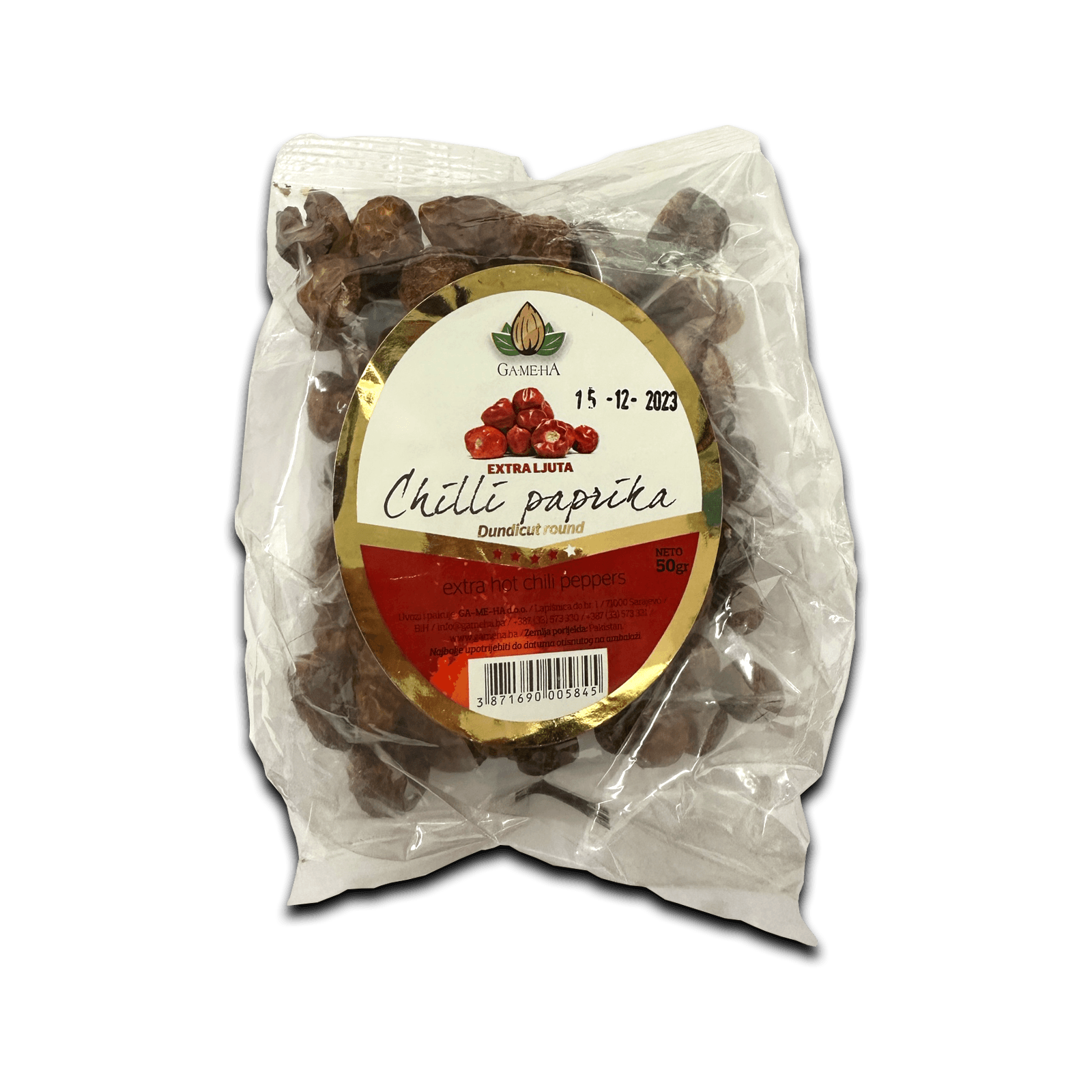 Paprika čili okrugla Gameha 50g