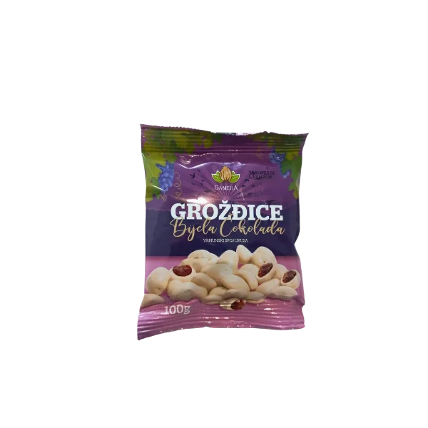 Grožđice bijela čokolada 100gr