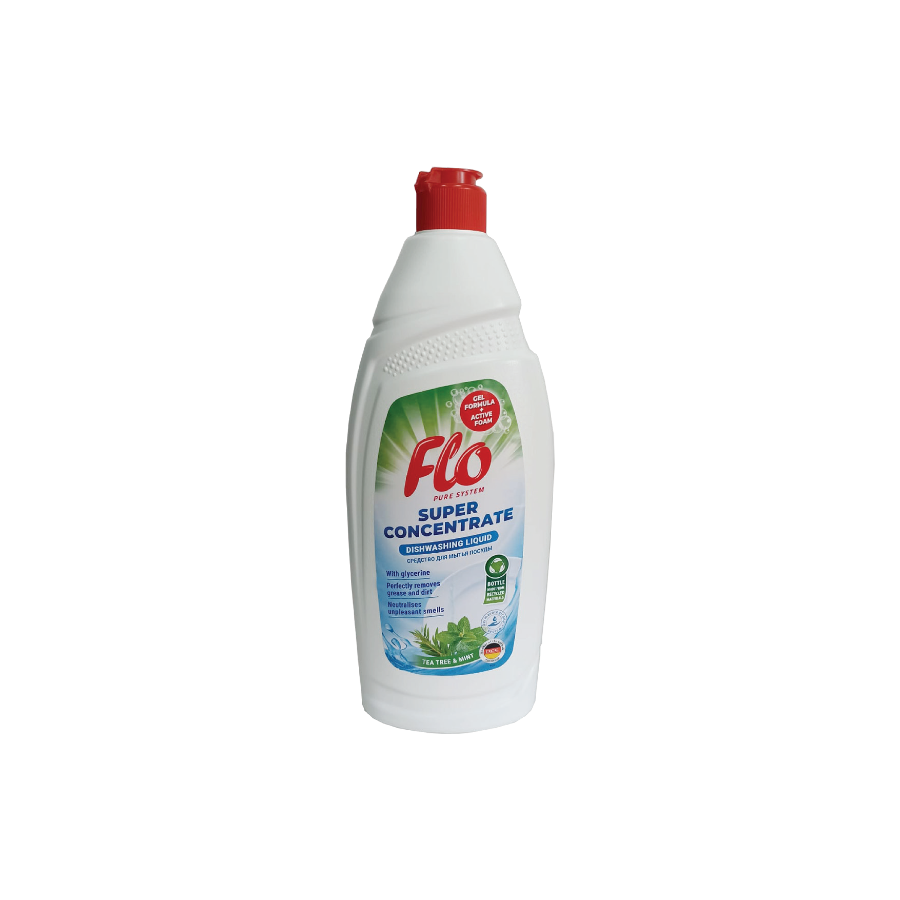 Det. za suđe 900ml Flo Tea Tree Mint
