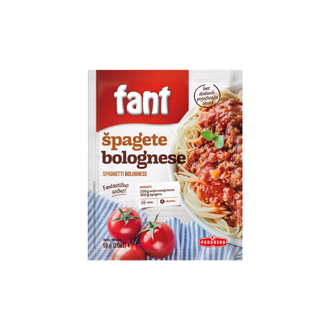 Fant špagete bolognese 58gr