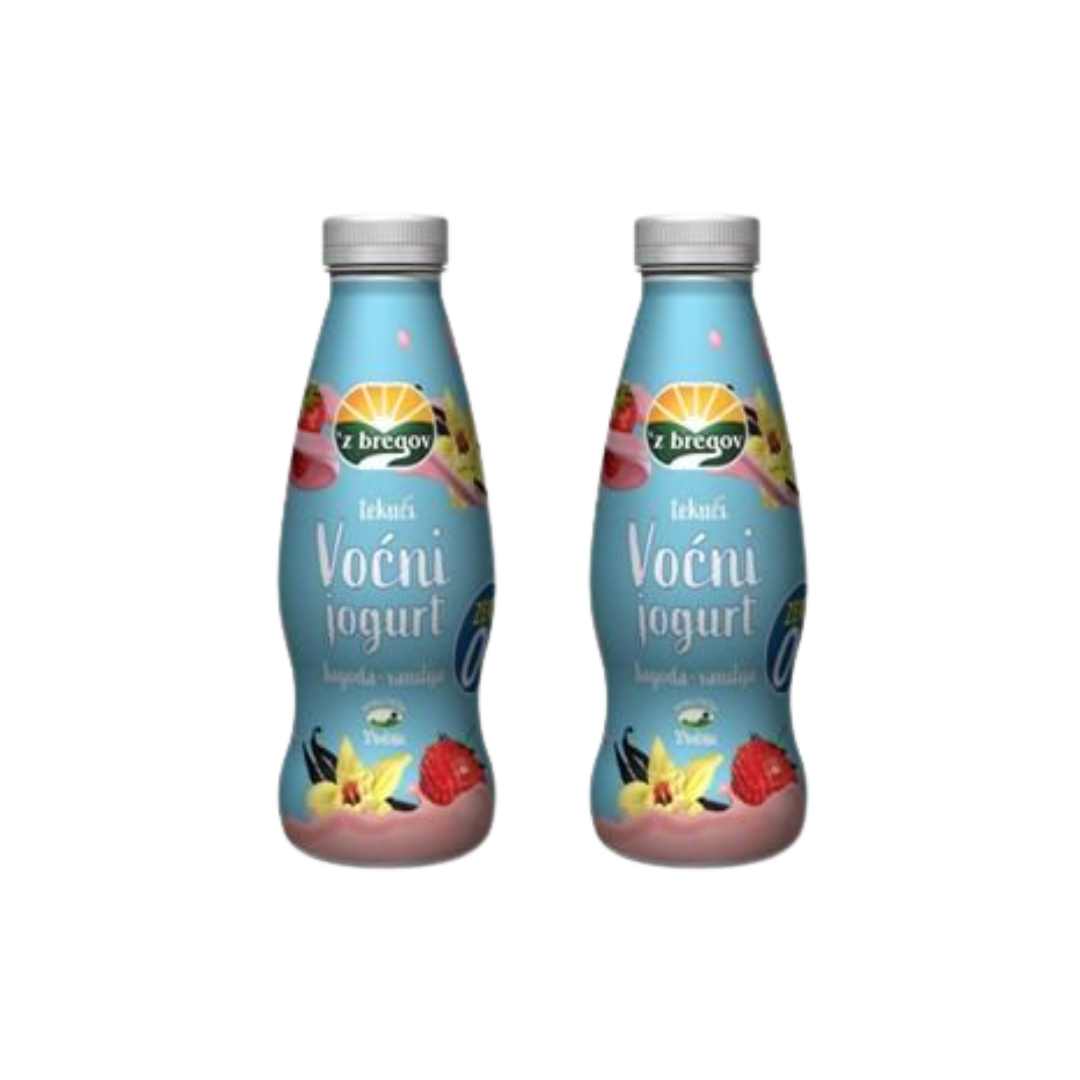 (1+1)Jogurt Zbregov 500gr vanilija jagoda
