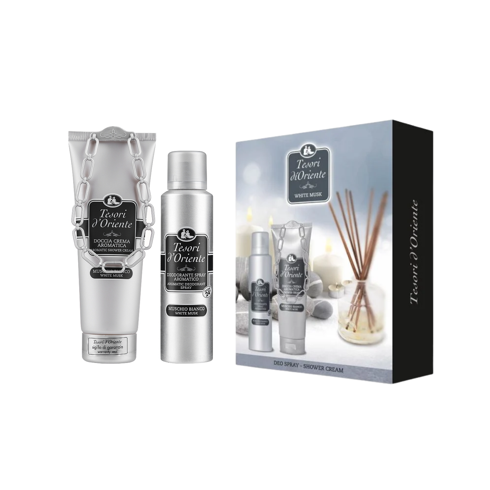 Tesori Set White Musk Deo+Gel