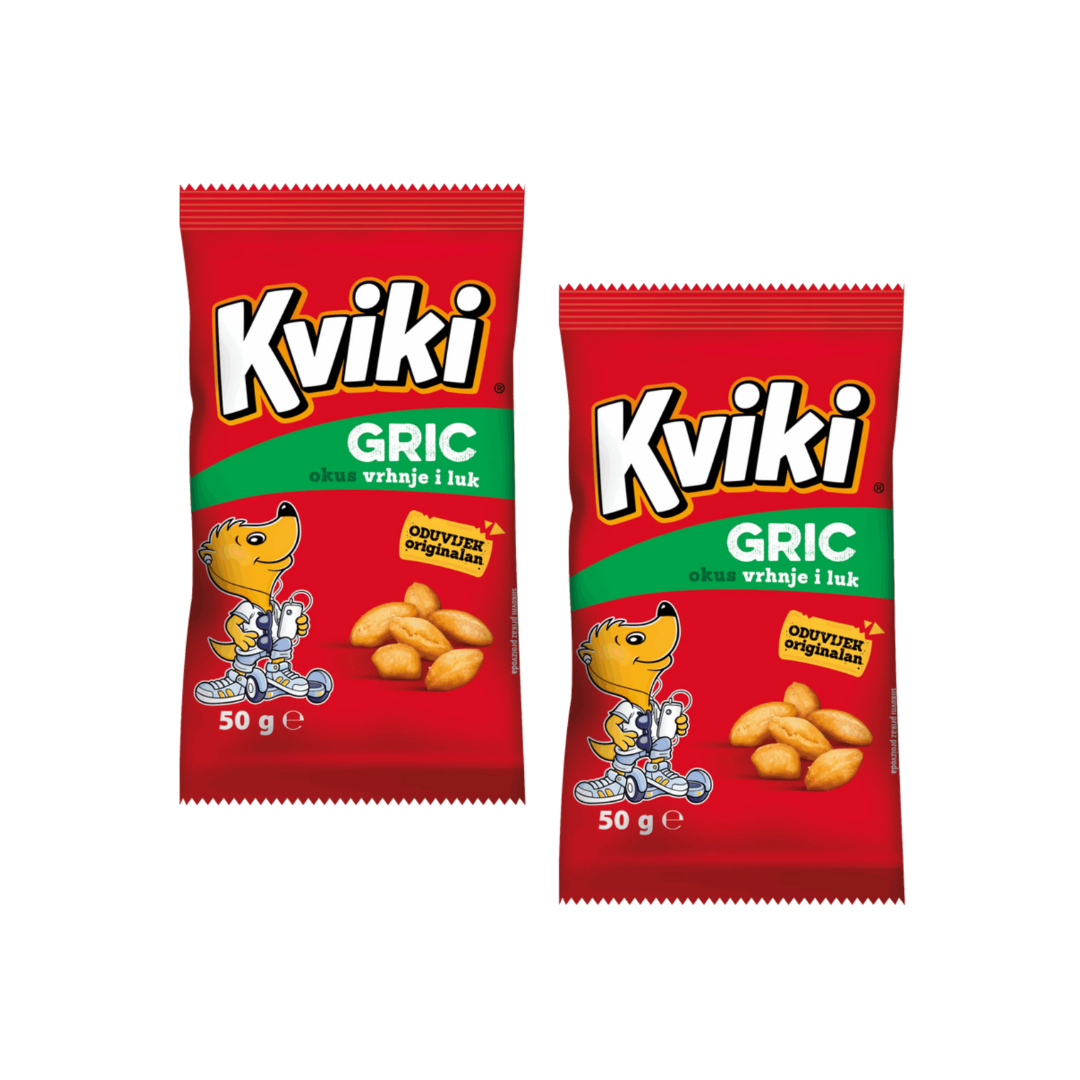 (1+1)Kviki Gric Vrhnje i luk 50gr