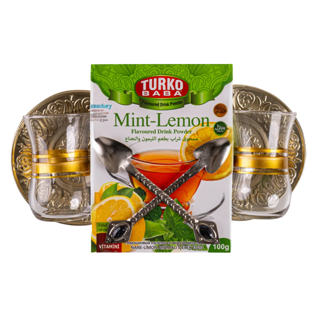Menta Limun čaj 100g Turko Baba poklon set