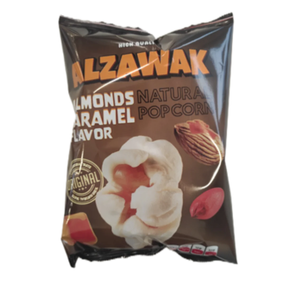 Alzzavak Pop Corn Almonds & Caramel 35gr