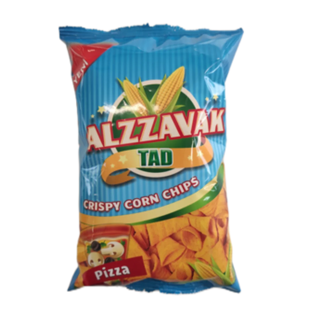 Alzzavak Crispy Corn Chips Pizza 40gr