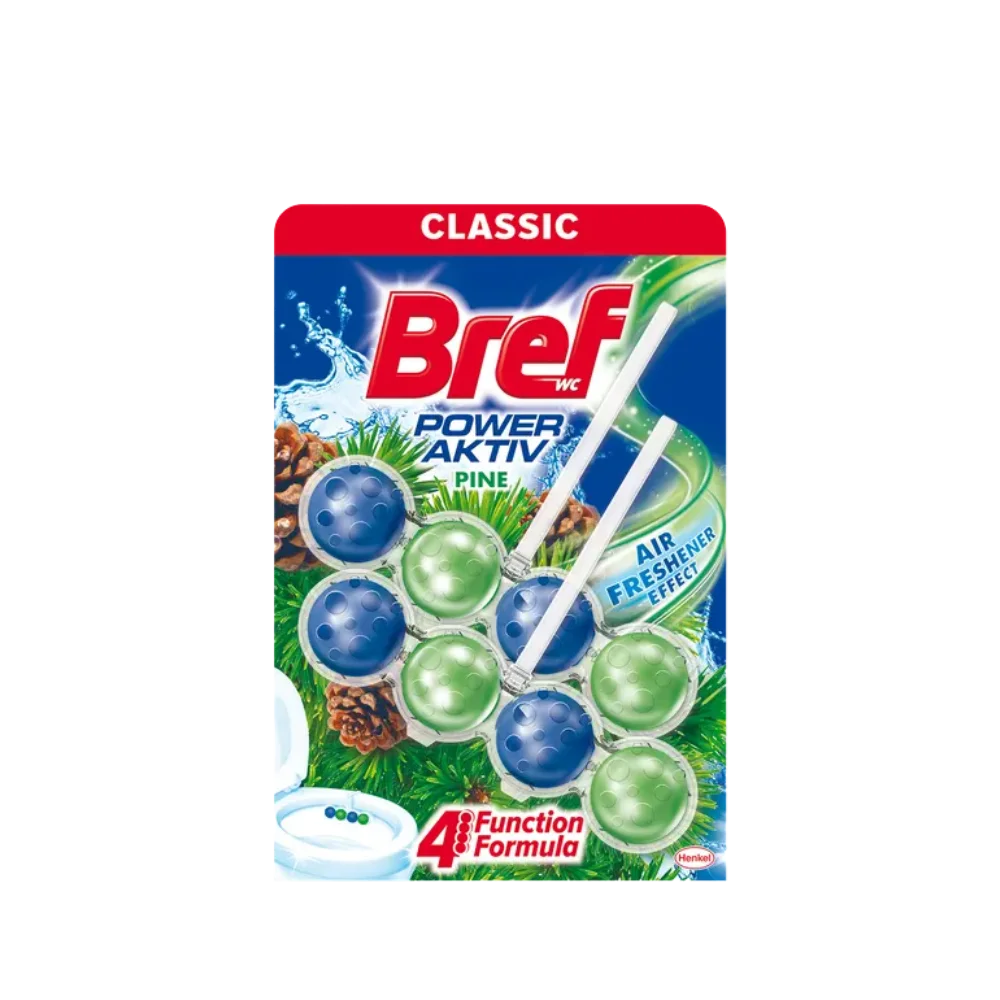 Osvježivač za wc šolju bref aktiv pine 2x50gr
