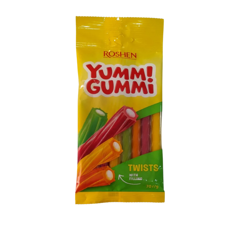 Bombone žele roshen Yumm gumm twists - 70gr