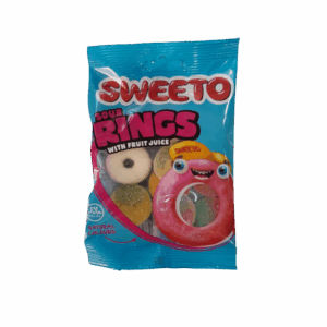 Bombone gumene sour rings 80gr