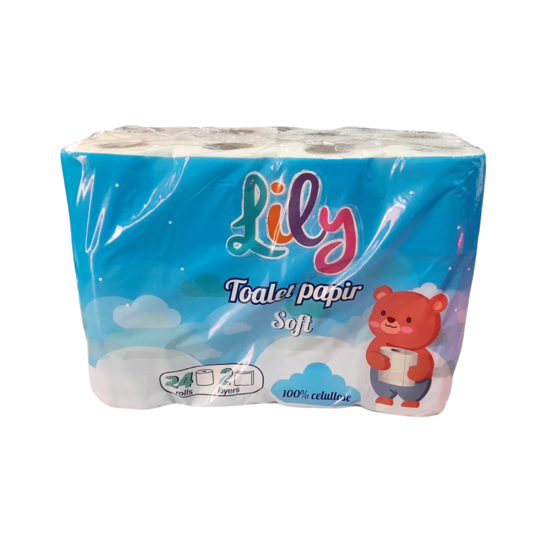 Toalet papir Soft 24/1 dvoslojni Lily
