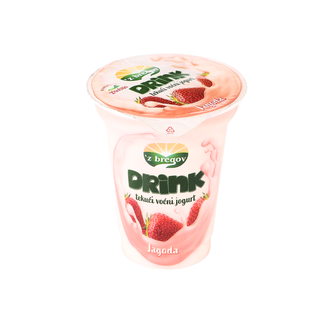 Drink tekući voćni jogurt Jagoda 150g 'z bregov