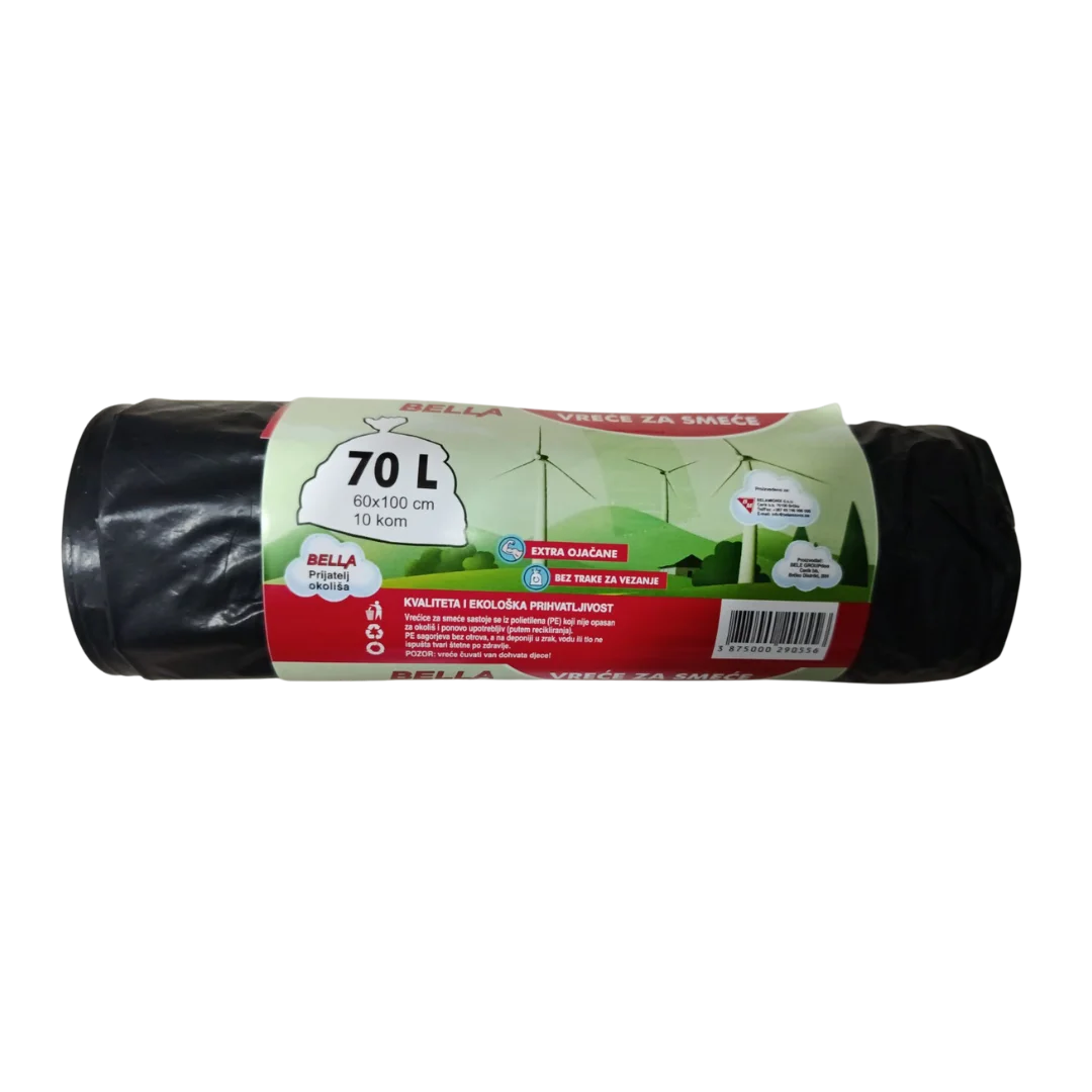 Vreće za smeće 70L 10 kom Bella