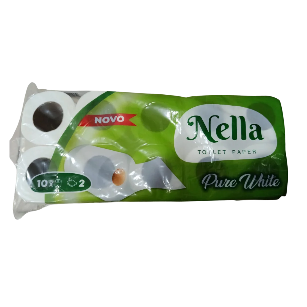 Toalet papir 10/1 dvoslojni Nella