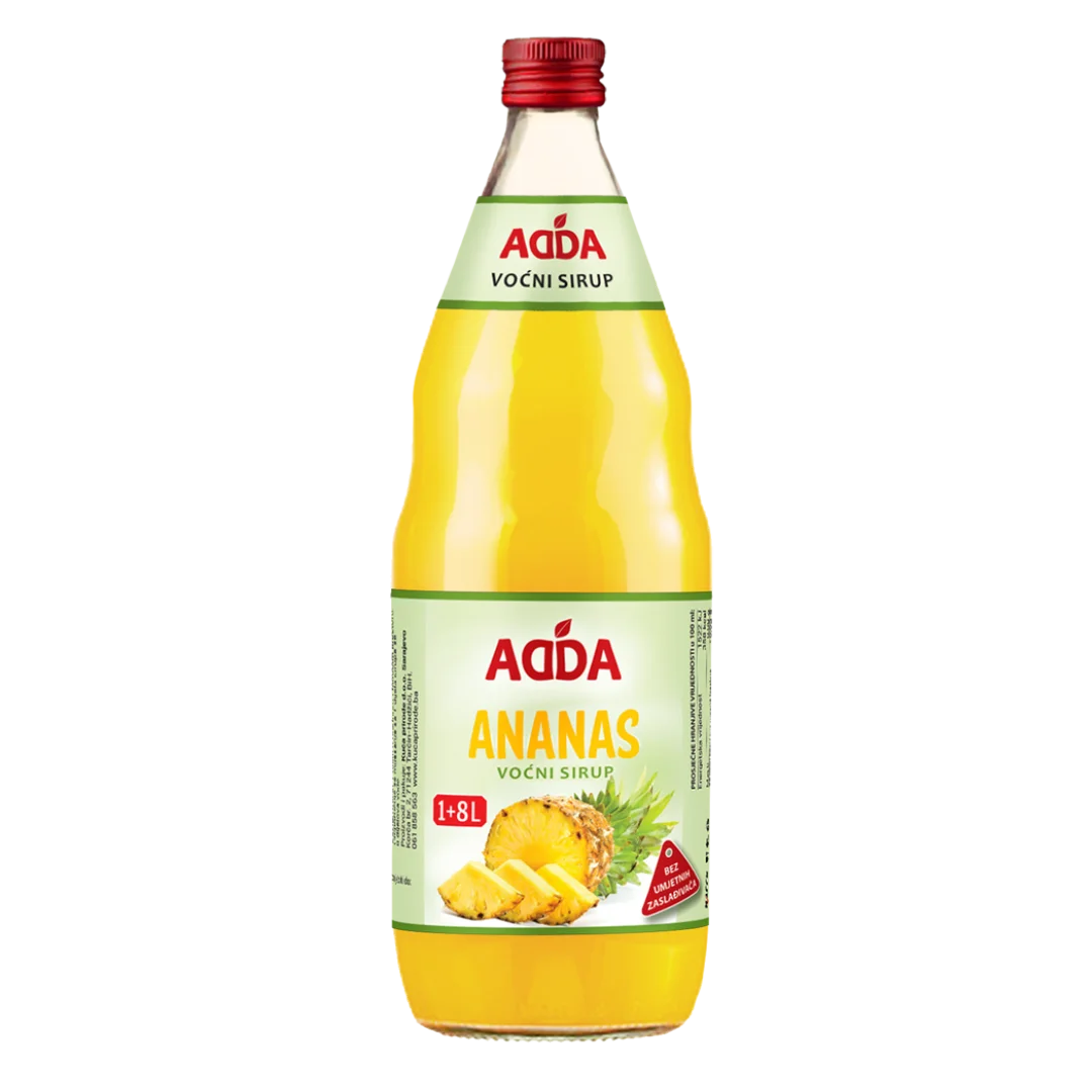AKCIJA - Sok ADDA voćni sirup Ananas 1L