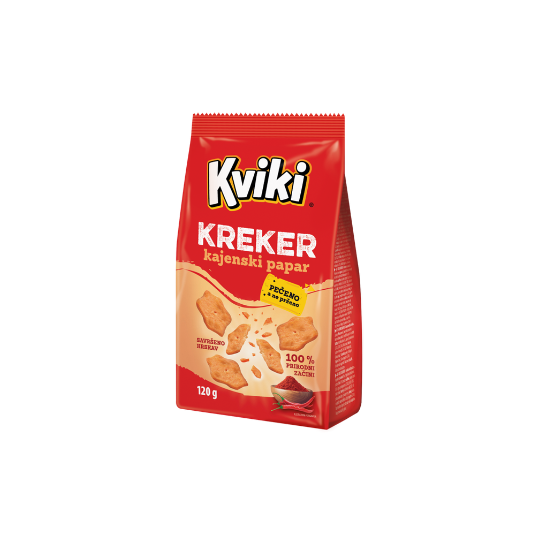 AKCIJA - Kviki krekeri kajenski papar