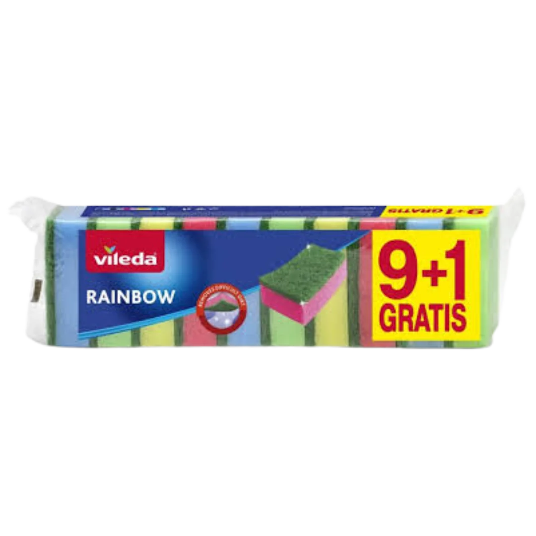 Vileda spužvice 9+1 gratis Rainbow