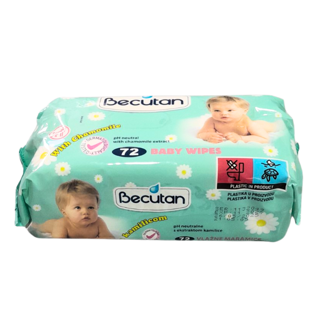 Vlažne maramice 72/1 Becutan