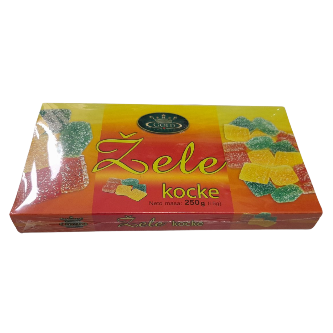 Žele kocke 250g Gold