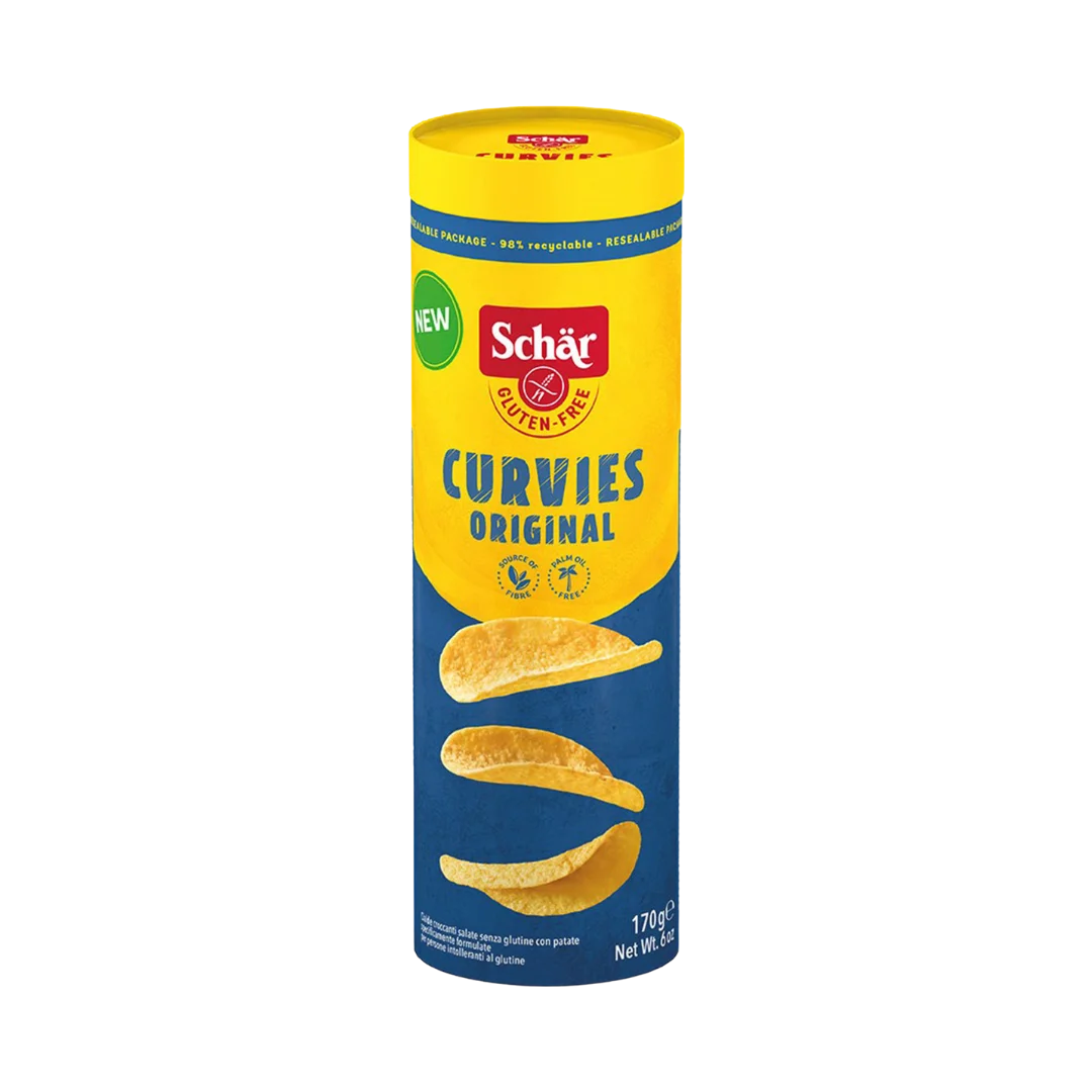 Čips Curvies original Schar 170g gluten free