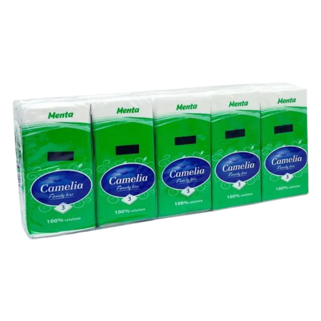 Maramice papirne Camelia 10/1 Menta