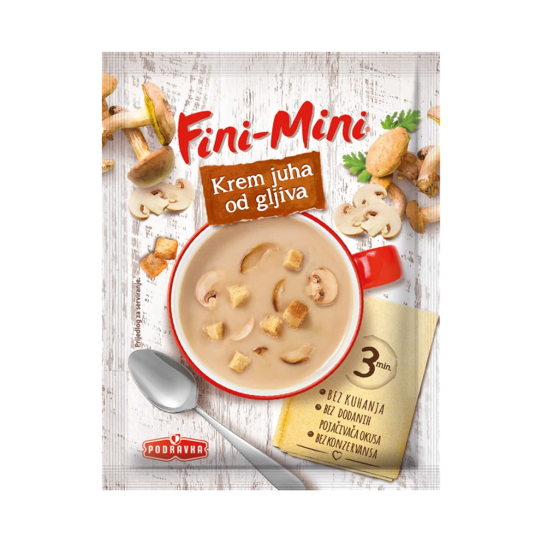 Fini-Mini krem juha od gljiva