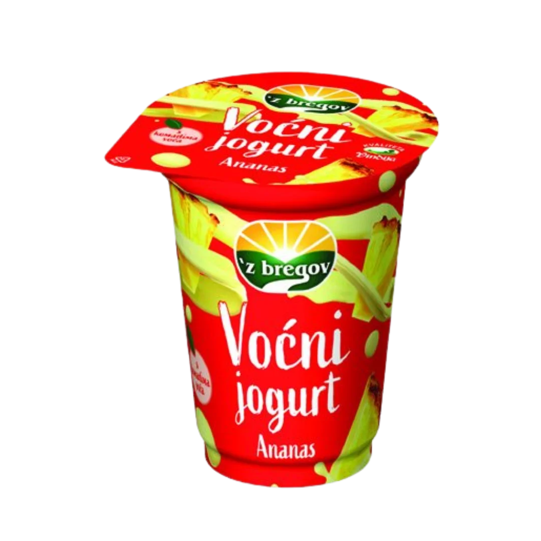 Voćni jogurt Ananas 150g ‘z bregov
