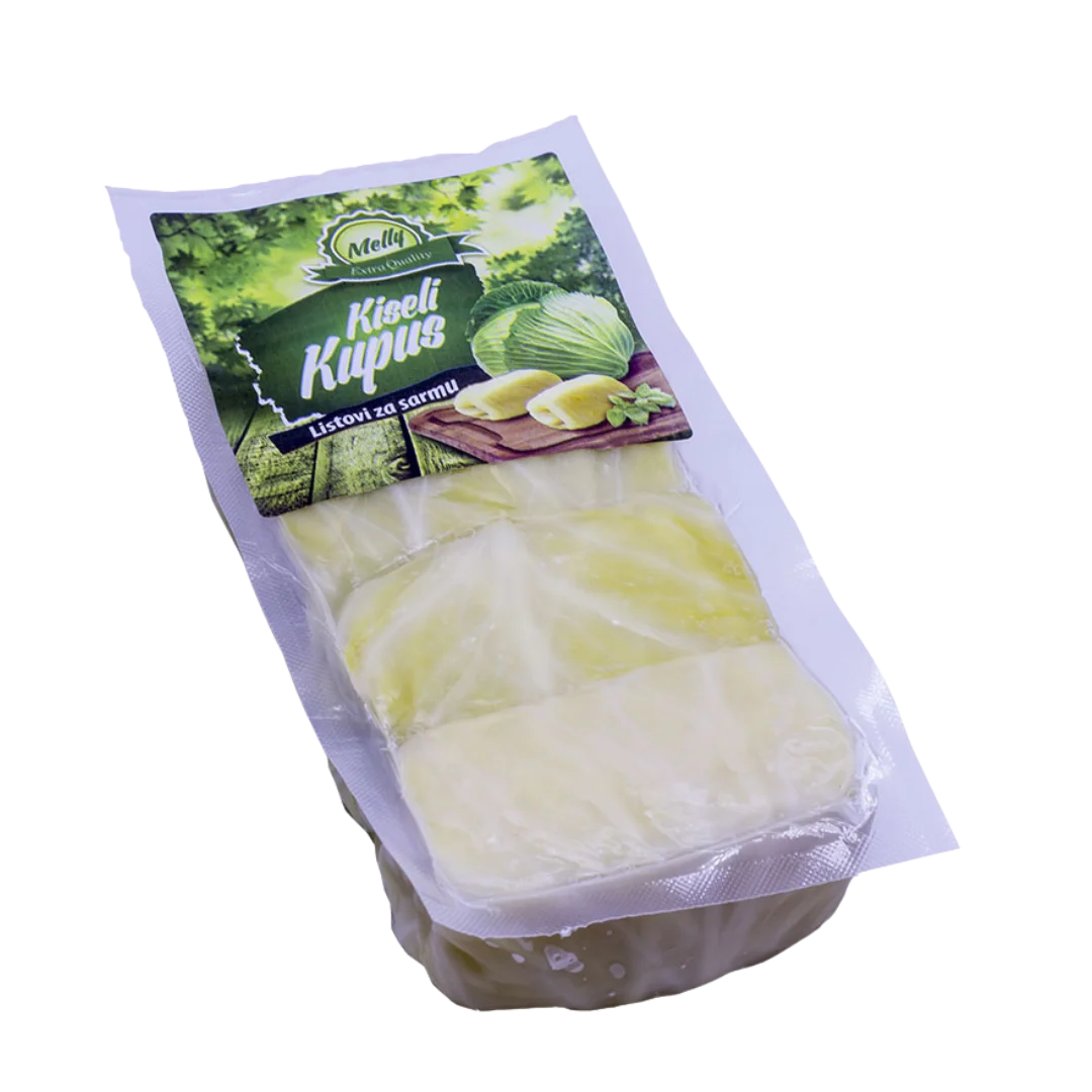 Kiseli kupus - listovi za sarmu 600g Melly