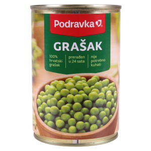 Konzervirani grašak 420g Podravka