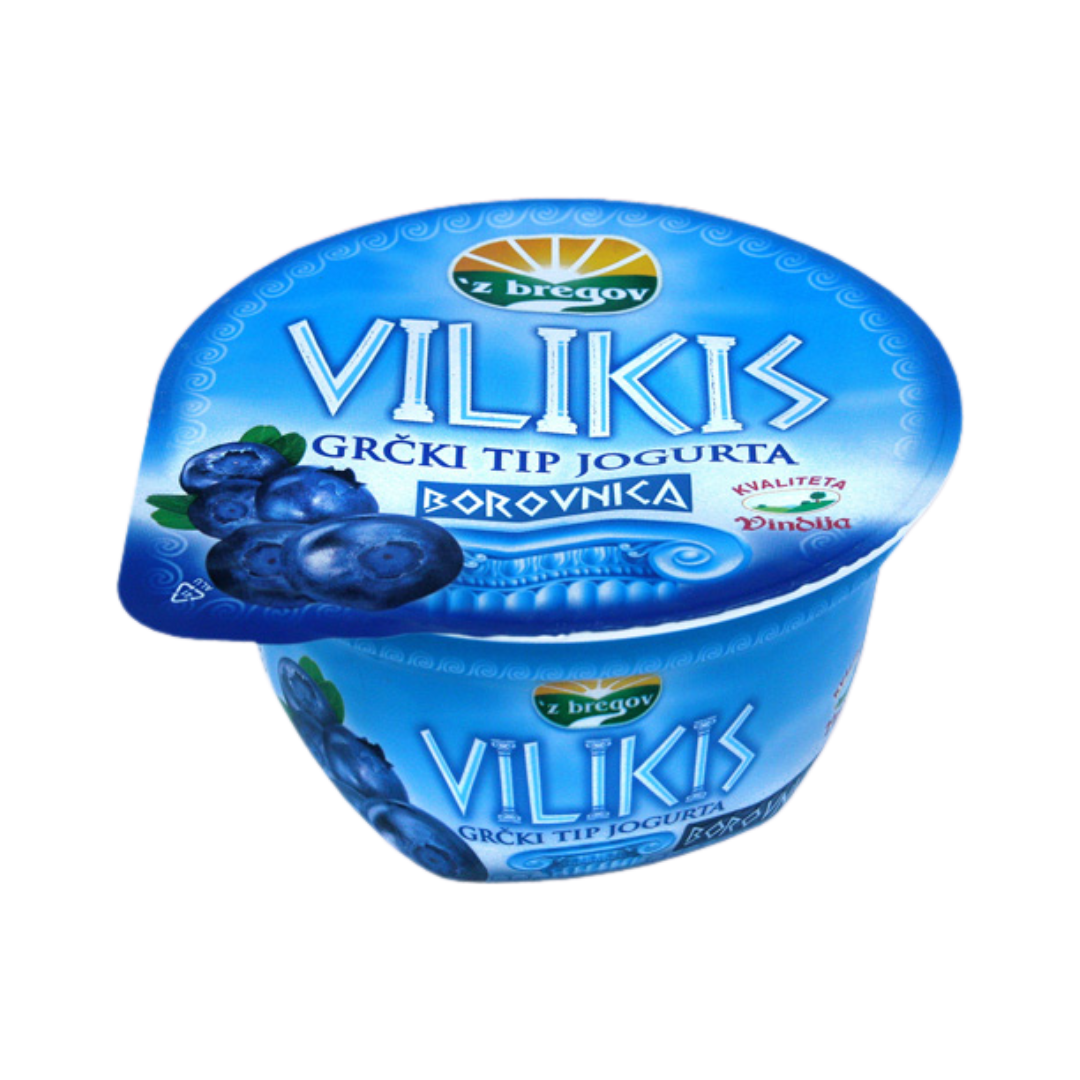 Vilikis Grčki tip jogurta Borovnica 150g