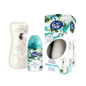 Osvježivač prostora s automatskim difuzerom Bijeli Mošus 250ml Air Flor