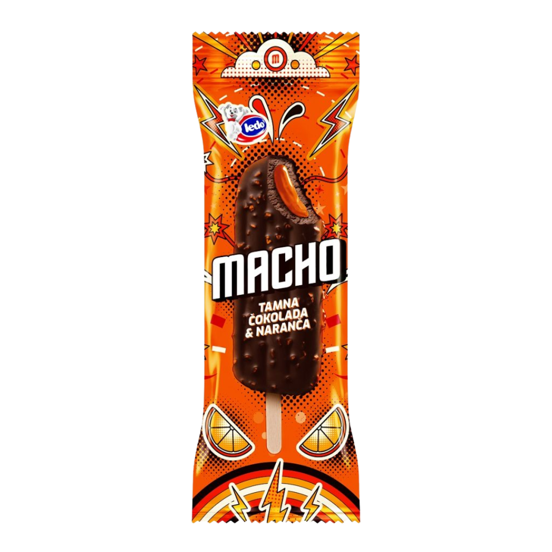 Sladoled Tamna čokolada i narandža Macho