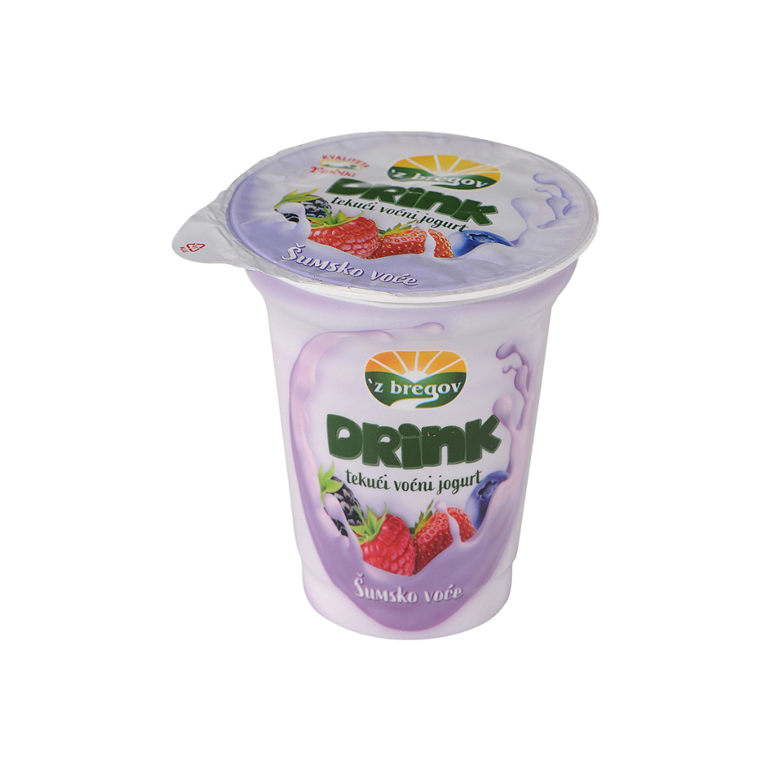 Drink tekući voćni jogurt Šumsko voće150g ‘z bregov