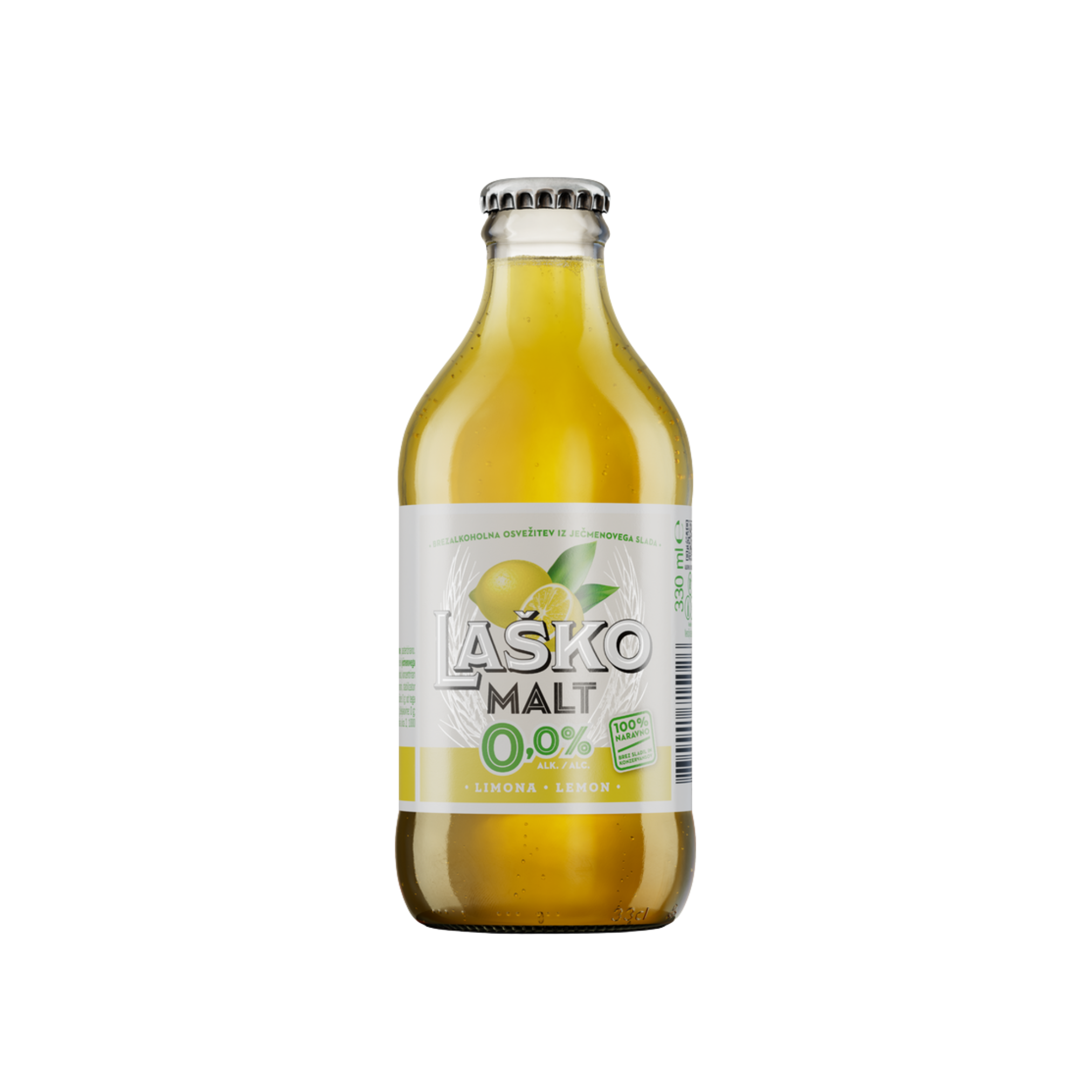 Laško Malt Limona bezalkoholno pivo 0.33