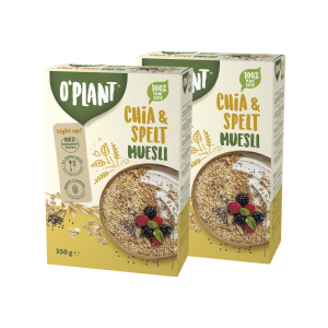 (1+1) OPlant Chia Spelt Muesli