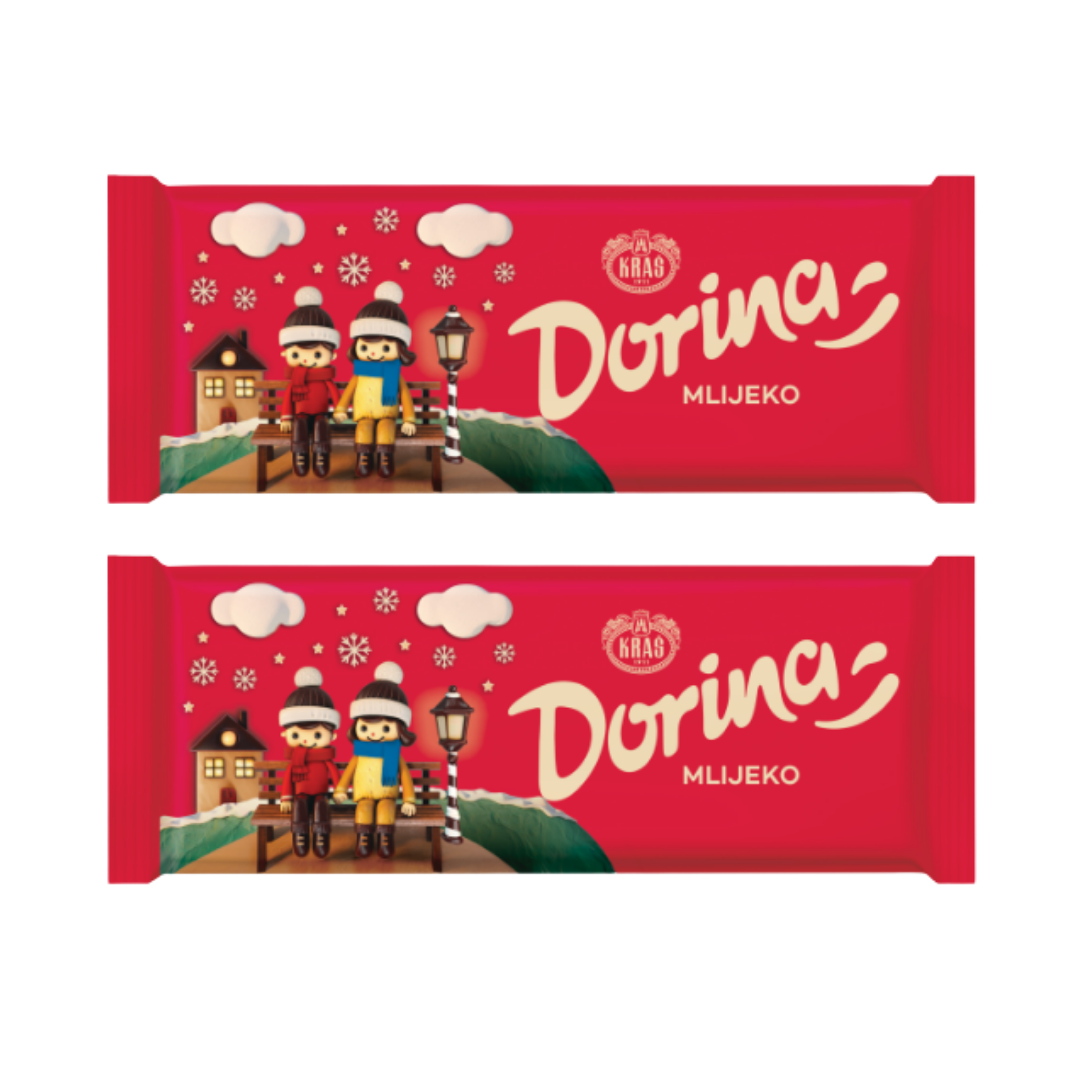 (1+1) Kraš Dorina mlijeko čokolada 160g
