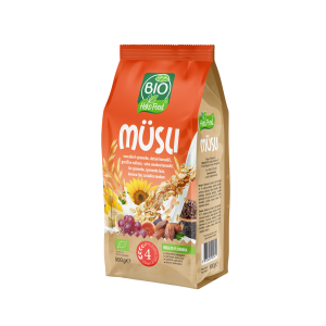 Bio voćni musli 4 vrste žitarica Heko Food 500g